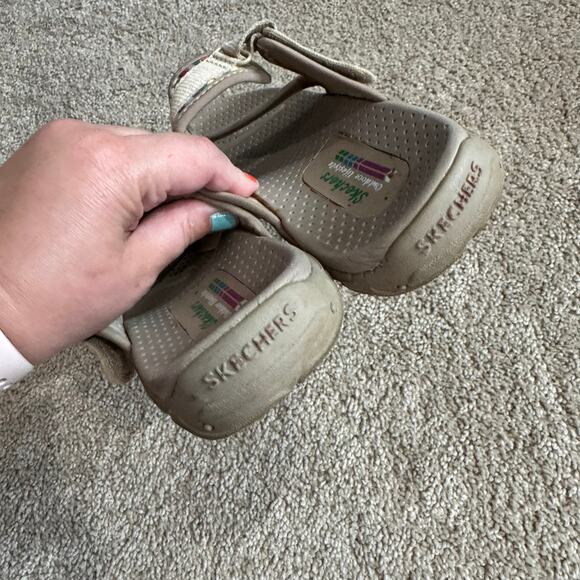 Skechers Reggae Mad Swag Strappy Slip On Sandals Women's Size 7.5 Toe Loop - Picture 4 of 8